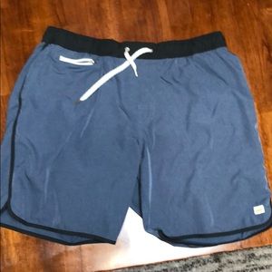 Men’s Vuori Banks Navy Boardshort XXL